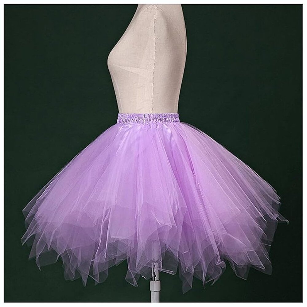 Women's Short Vintage Ballet Skirt Lavender